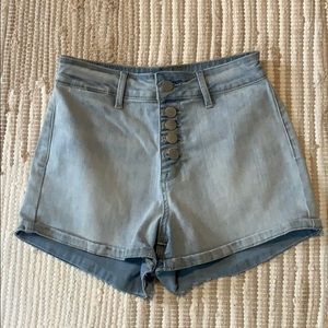 High waisted shorts